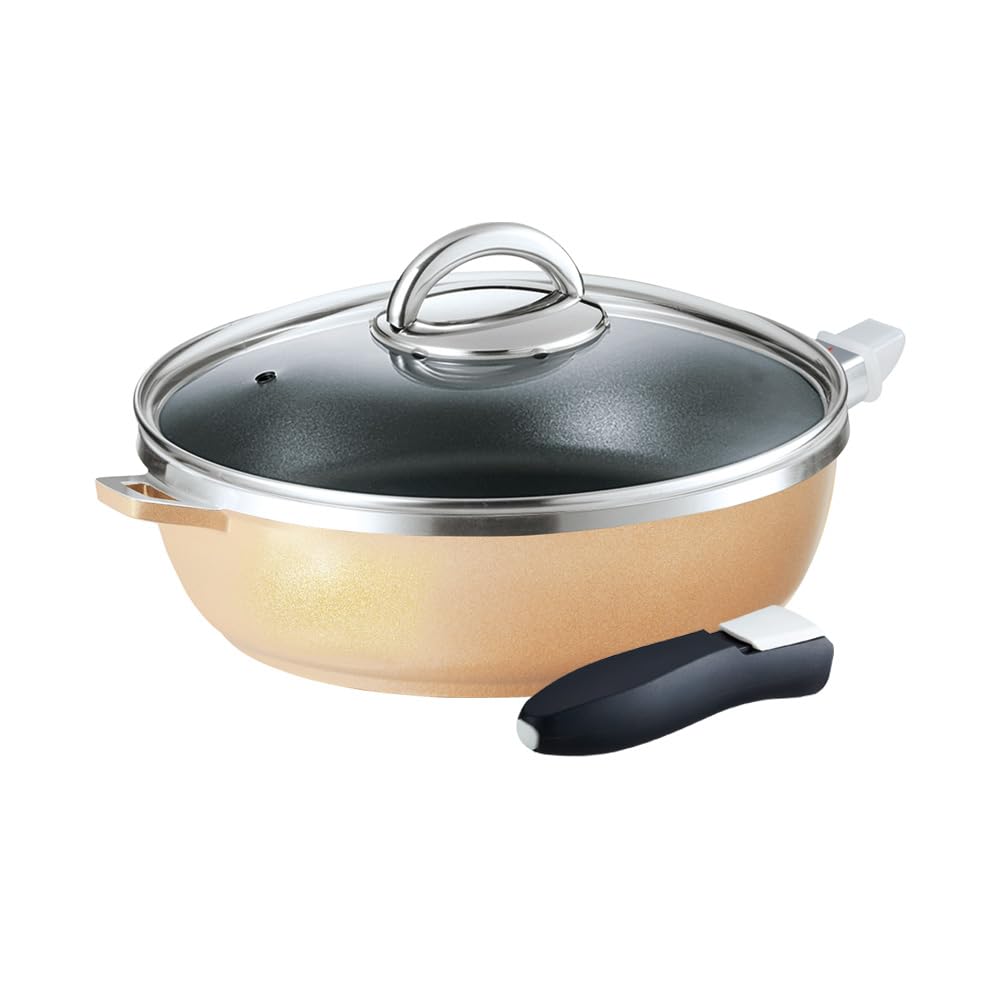 Amazon | アサヒ軽金属 オールパンゼロ シャンパンゴールド フライパン