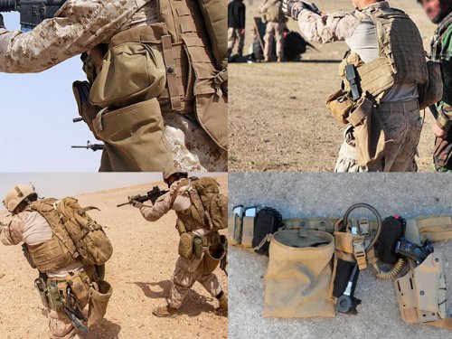 米軍 沖縄 ORDNANCE ハイドレーションポーチ 海兵隊 コヨーテブラウン