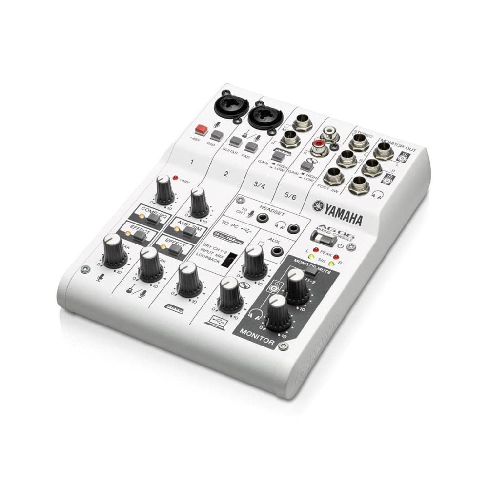 Amazon.co.jp: Yamaha AG06 Web Casting Mixer (Yamaha) : Musical