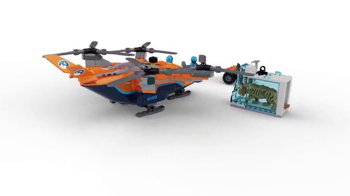 Amazon.com: City Arctic Air Transport, Expedition Helicopter Toy