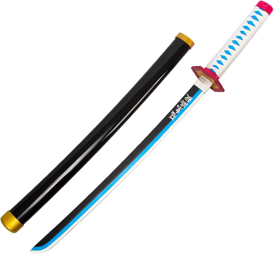 Amazon.co.jp: ASINKING 新しい 子供用 鬼滅の刃 冨岡義勇 刀 水柱 ABS