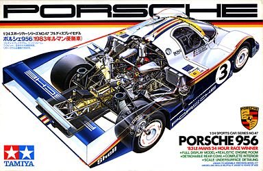 Amazon | タミヤ 1/24 ポルシェ956 (1983年ル・マン優勝車) [24047