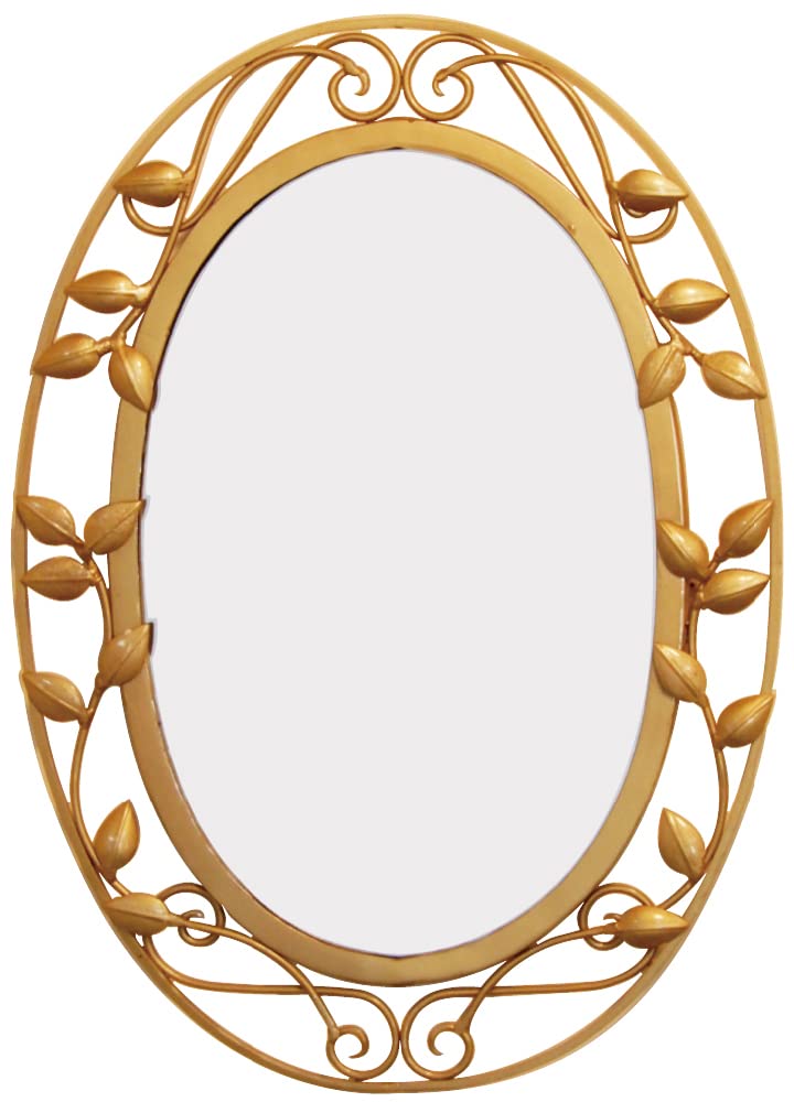 Amazon.co.jp: JHA 鉄製 オーバル アンティークミラー アイアン