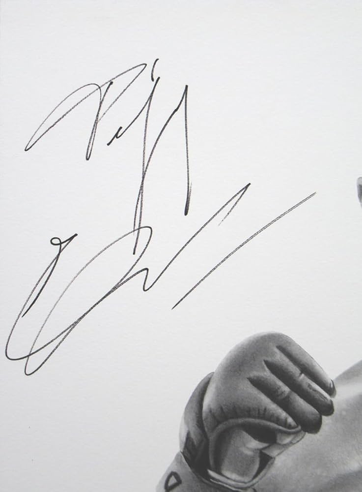 Amazon.co.jp: 皇帝 エメリヤーエンコ・ヒョードル 直筆 サイン 入り