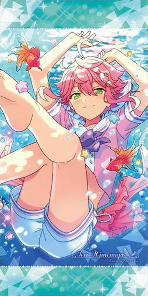 Amazon.co.jp: あんさんぶるスターズ! 姫宮桃李 ビジュアルバスタオル