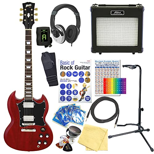 Amazon | エレキギター 初心者セット SG タイプ 15点セット Blitz BSG
