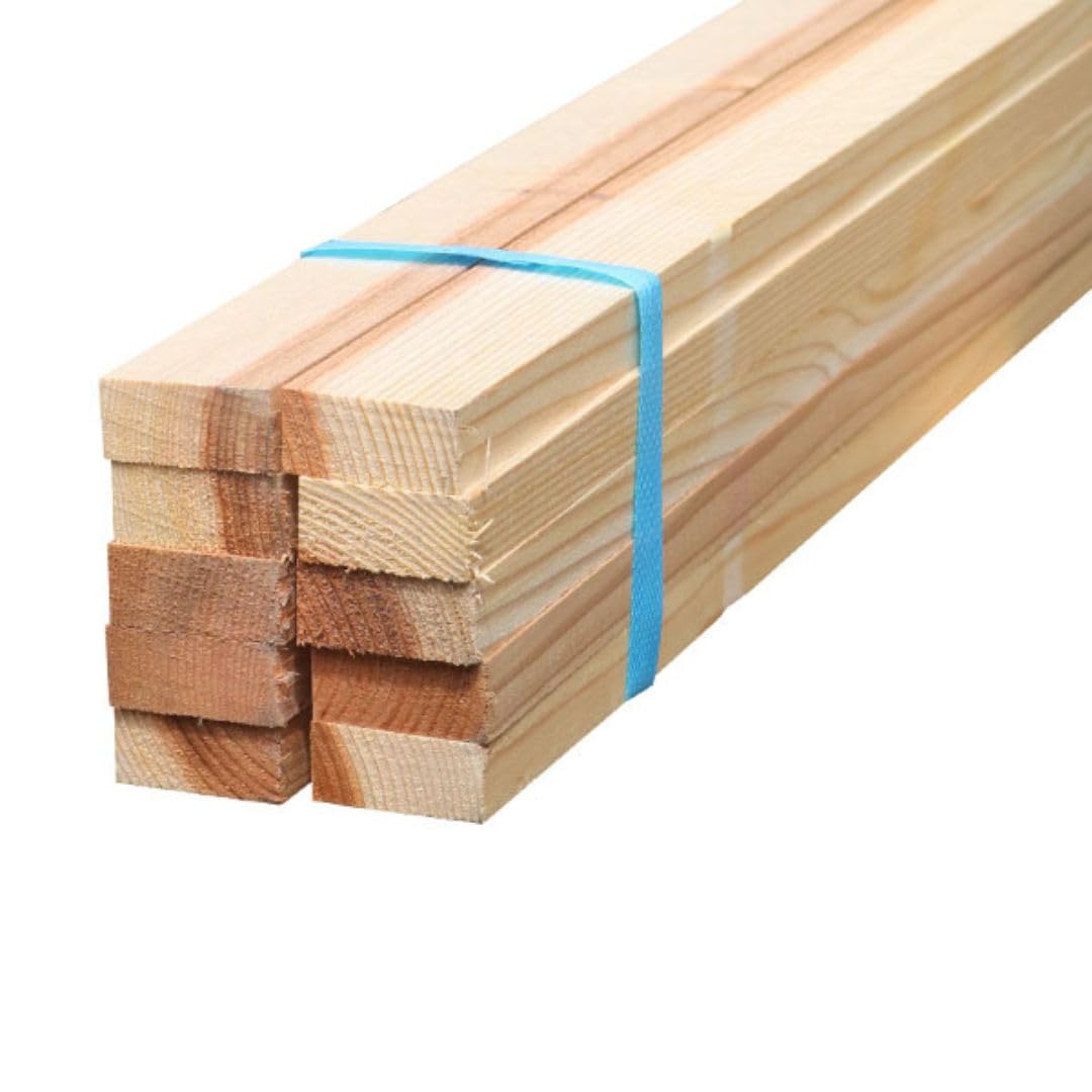 Amazon.co.jp: 杉 角材 板材 胴縁 木材 長さ1000mm×厚み21mm×幅45mm 10