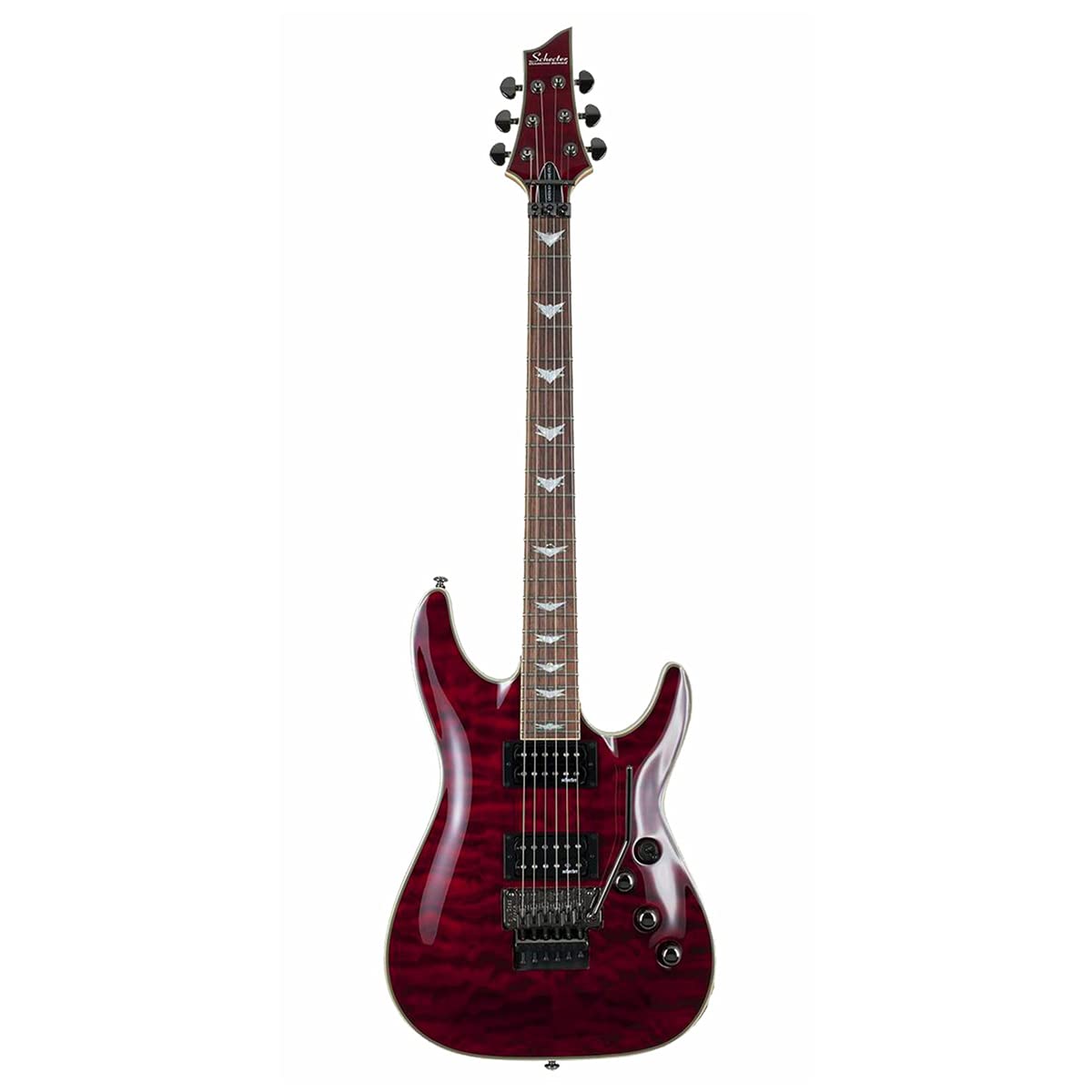 Amazon.com: Schecter Omen Extreme-6 Electric Guitar - Black Cherry