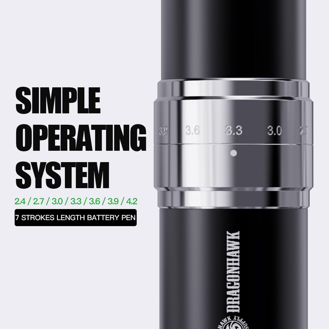 Amazon | Dragonhawk Fold3 ワイヤレス タトゥーマシンキット - プロ用