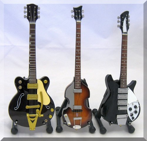 The Beatles ミニチュア楽器セット ビッグサイズ