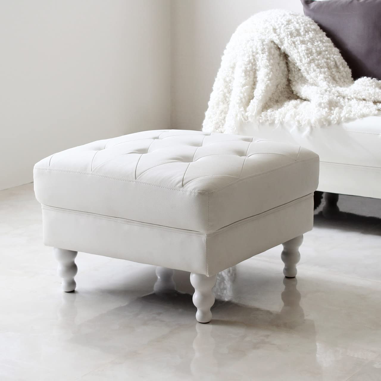 Amazon｜ビックスリー ソファ オットマン ベンチ ロココ調