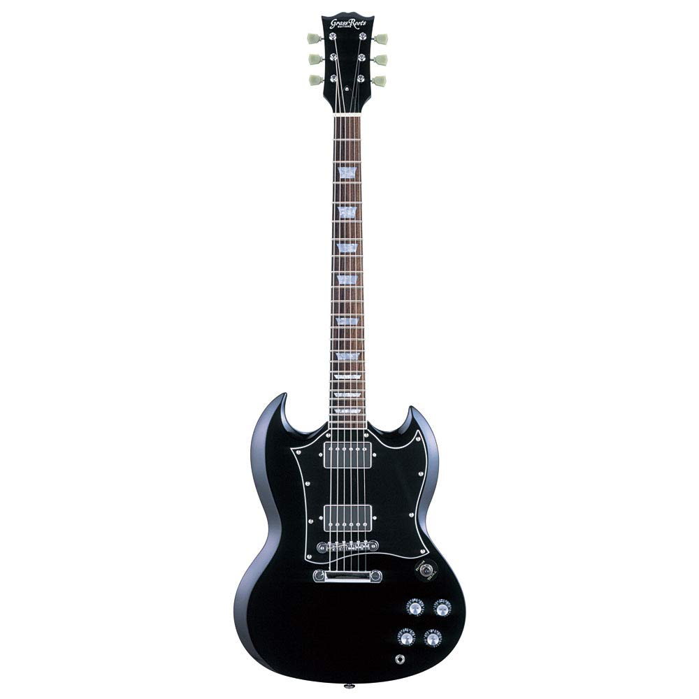 Amazon | GrassRoots G-SG-55L BK エレキギター グラスルーツ | エレキ