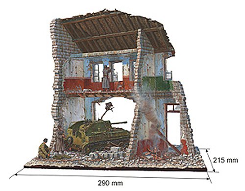 Amazon | ミニアート 1/35 ジオラマベース7 ブダベスト 1945 MA36007