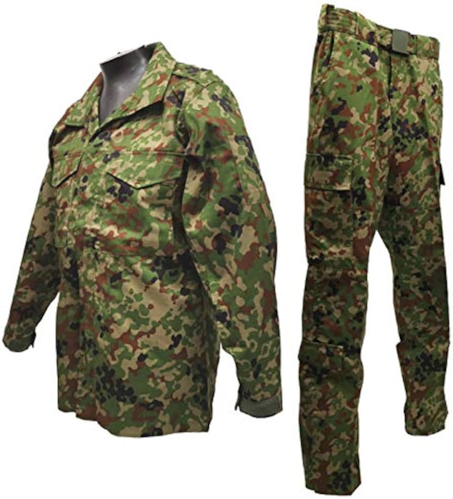Amazon | PX 陸上自衛隊 迷彩 戦闘服 2型 TC リップストップ 上下
