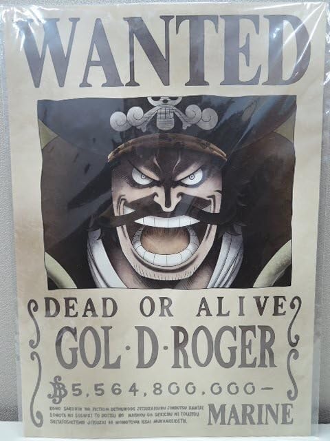 Amazon.co.jp: ONE PIECE ワンピース 海軍発行 公式手配書 ゴール D