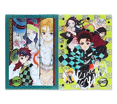 Amazon.co.jp: 鬼滅の刃 見開きダブルポケットクリアファイル 竈門炭