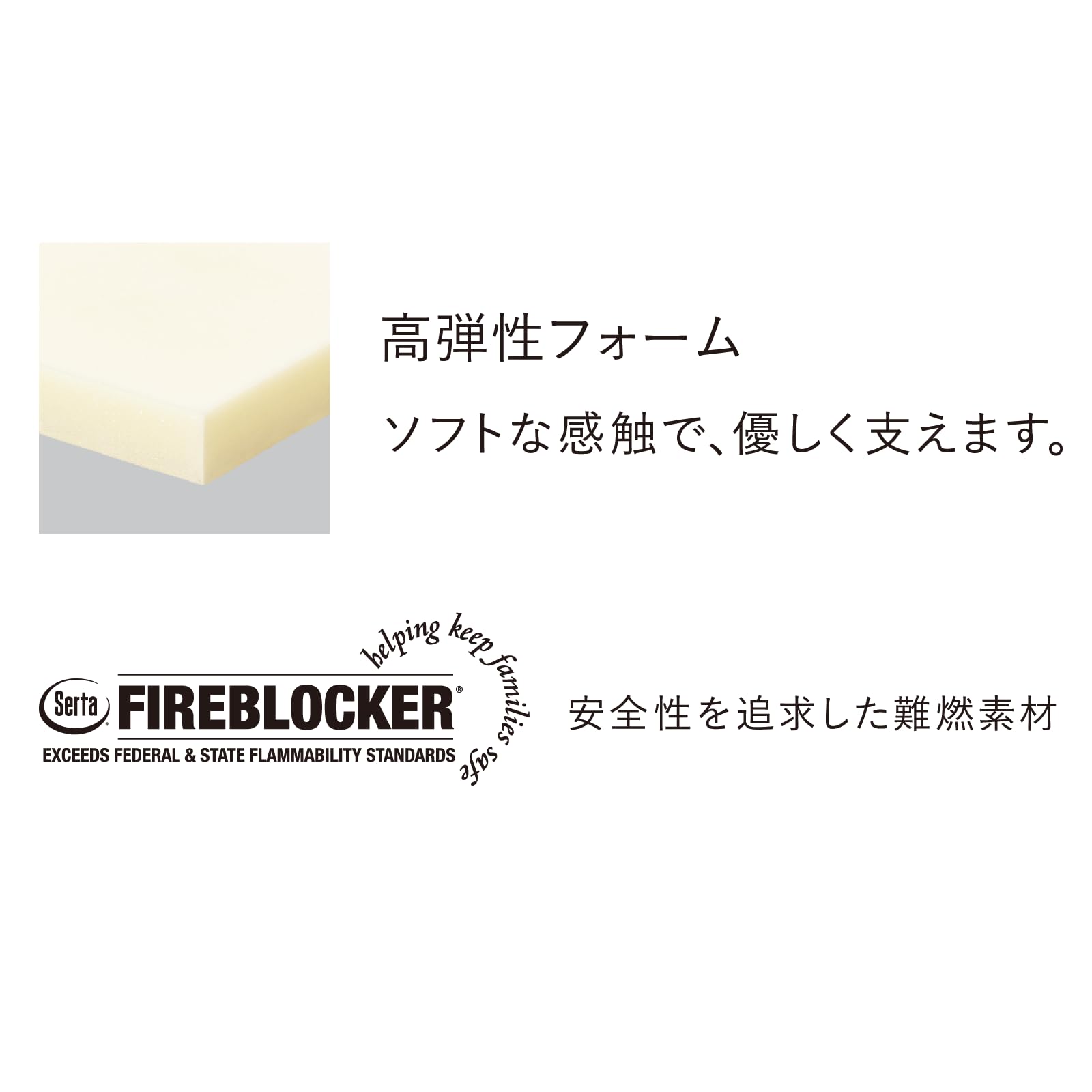 Amazon.co.jp: Serta サータ マットレス シングル 97cm 寝心地