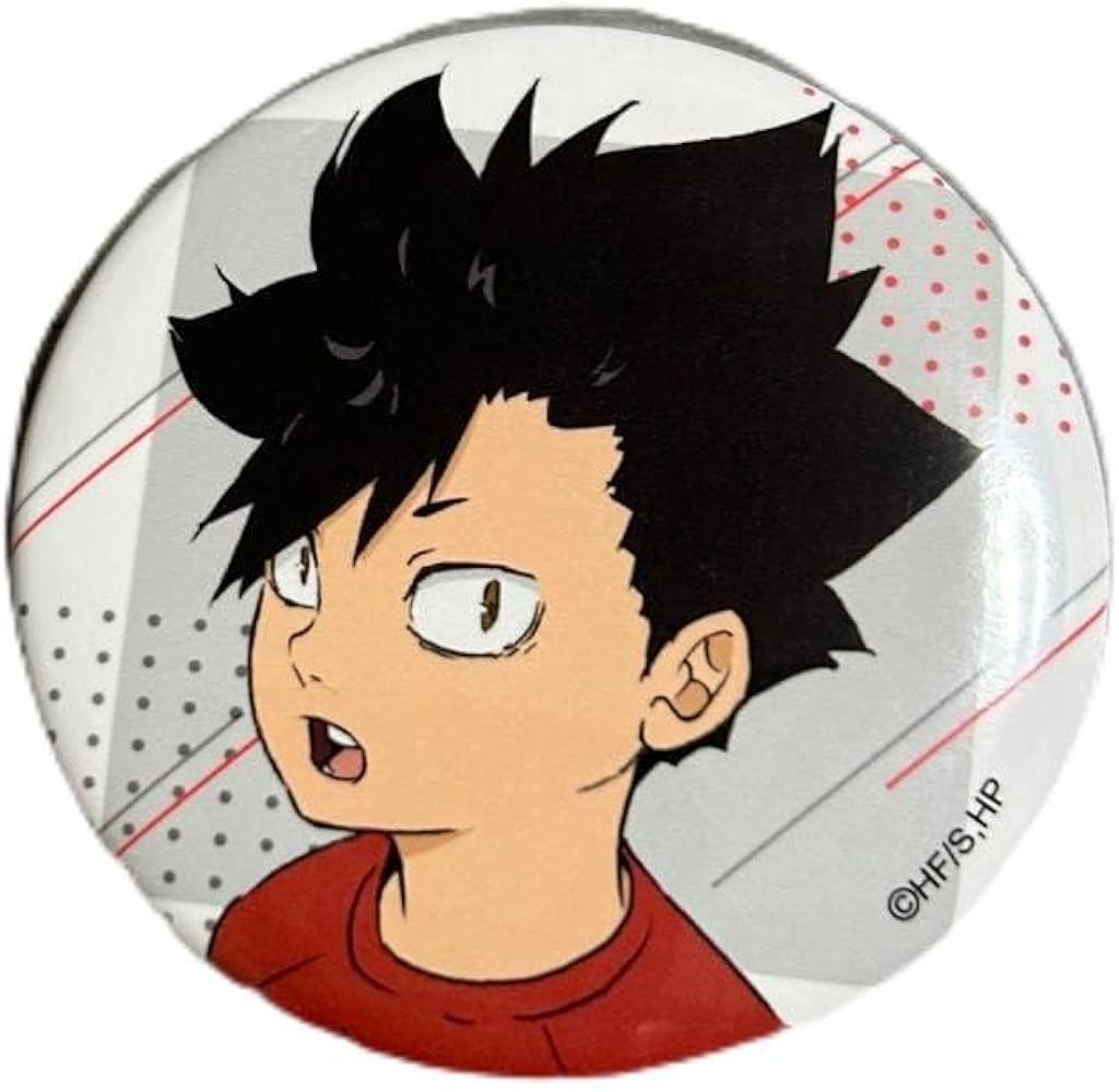 Amazon.co.jp: ハイキュー 黒尾鉄朗 缶バッジ 幼少期｜ : ホビー