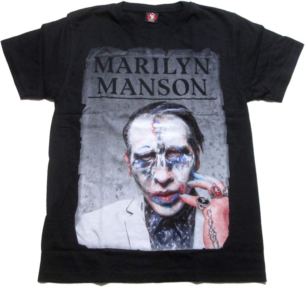 Amazon | マリリン・マンソン MARILYN MANSON バンドTシャツ 439 (M