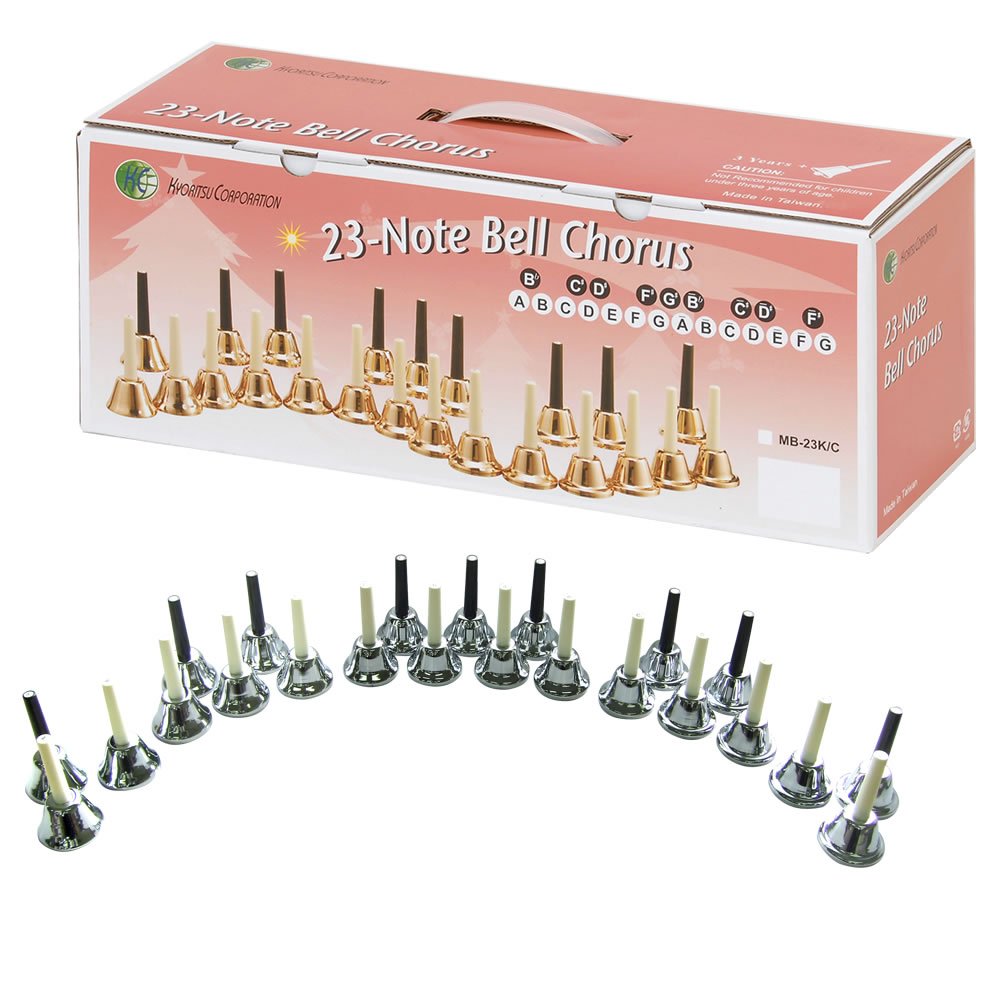 Amazon | ミュージックベル（ハンドベル）23音 MB-23K/S 【Silver