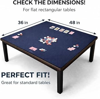 Amazon.com: Feltectors Board Game Mat 36 x 48 in, Mahjong Mat for