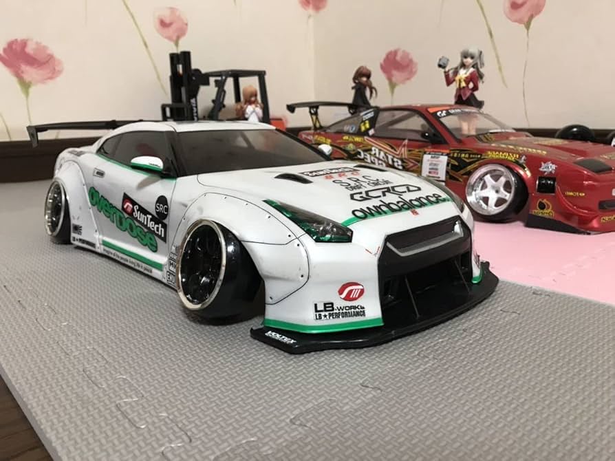 Amazon.co.jp: 1/10 日産 GT-R R35 LB ラジコン ボディ ウィング