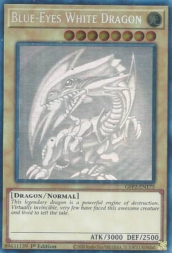 Amazon.co.jp: 遊戯王 GFP2-EN175 青眼の白龍 Blue-Eyes White Dragon