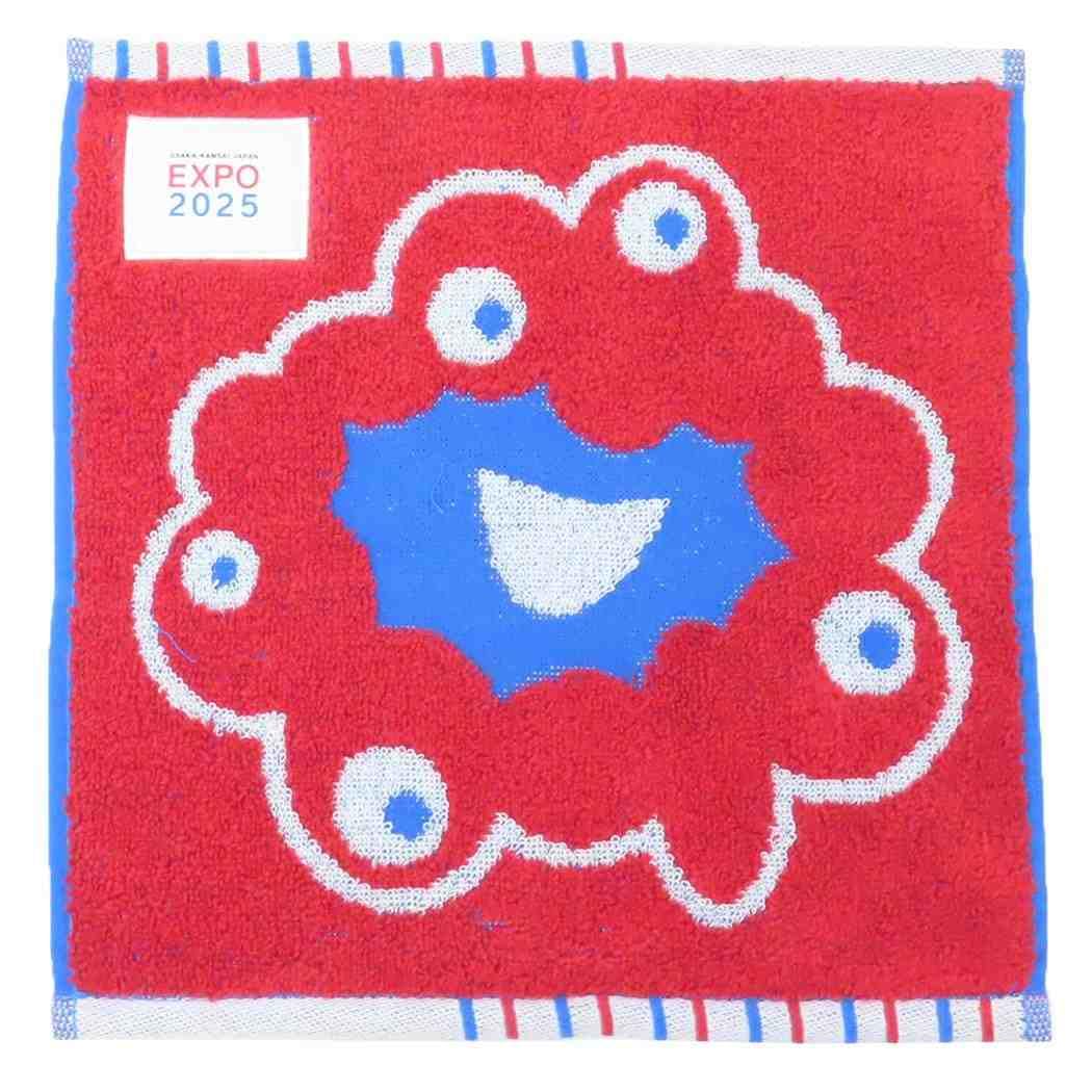 Amazon.co.jp: ミャクミャク[ミニタオル]ジャガードハンカチタオル