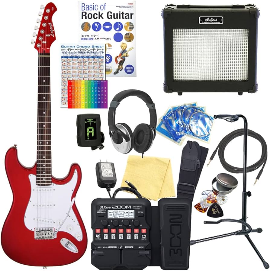 Amazon | エレキギター 初心者セット ストラトキャスタータイプ 18点