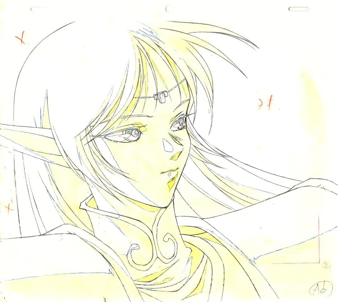 Amazon.co.jp: セル画＋動画 OVA ロードス島戦記 ディードリット