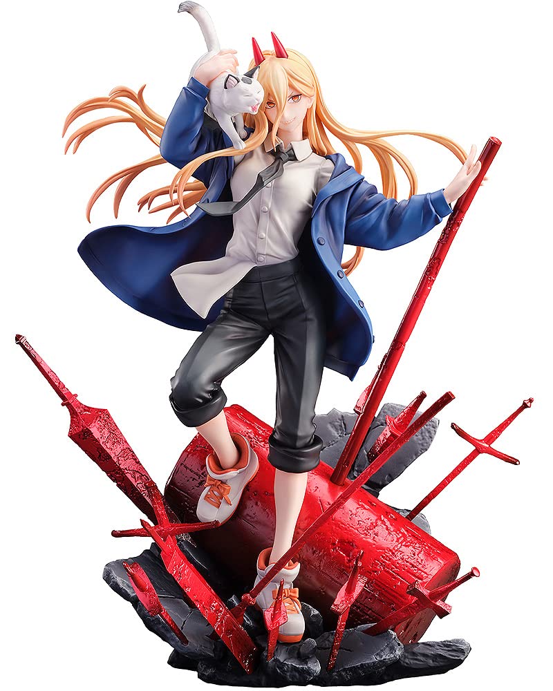 Amazon.co.jp: チェーンソーマン:パワー&ニャーイ 1:7スケール PVC