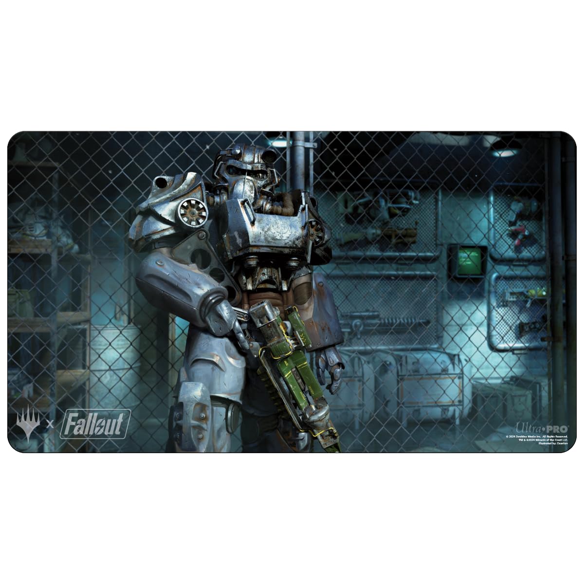 Amazon.com: Ultra PRO - Fallout Playmat - Puresteel Paladin - for