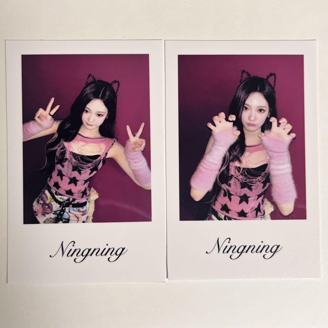 Amazon.co.jp: aespa ニンニン チェキ トレカ 二枚セット : おもちゃ