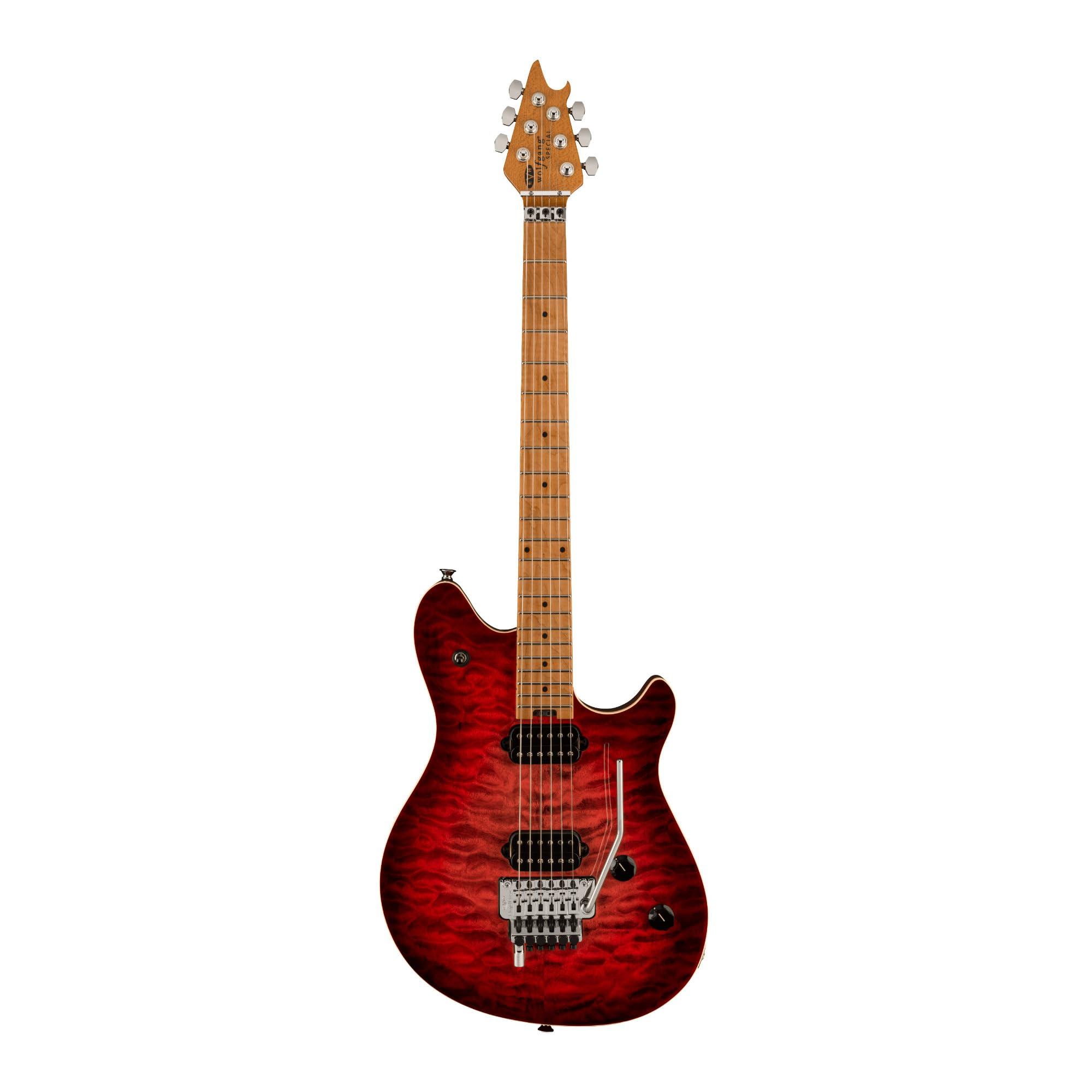 Amazon | EVH/Wolfgang Special QM Baked Maple Fingerboard Sangria