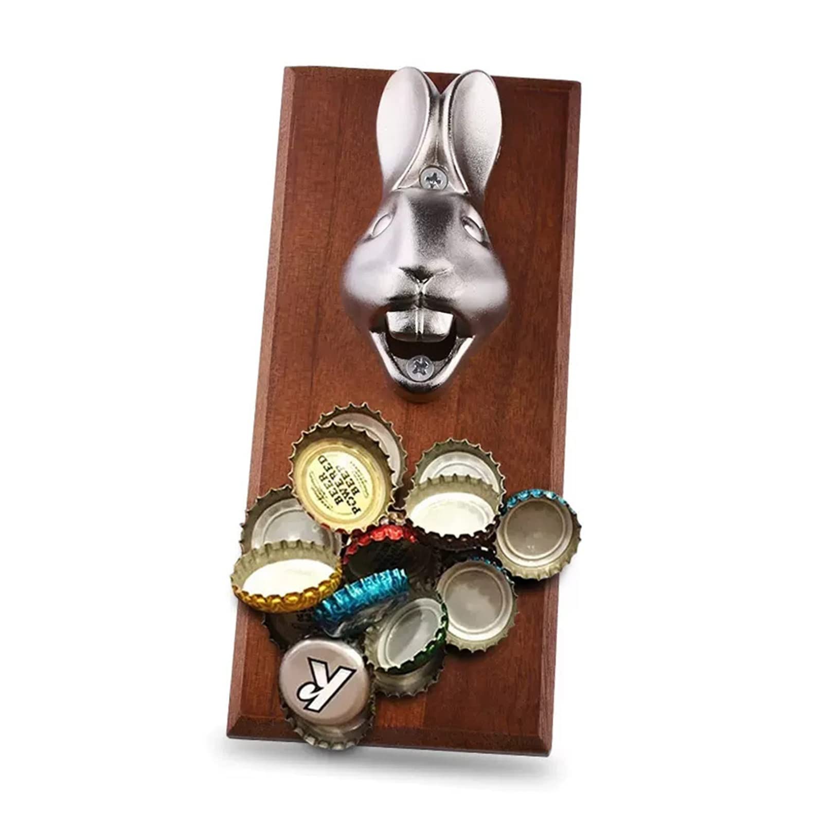 Amazon | 栓抜き 栓抜きウサギの頭壁掛けワインビールオープナー缶切り