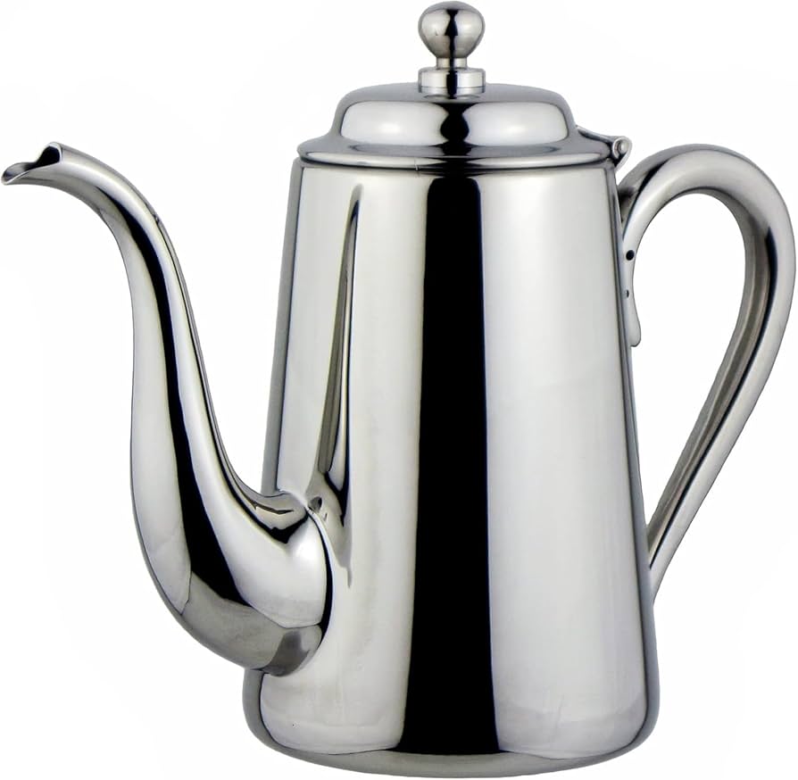 Amazon.com: Sanpo Sangyo Yukiwa 18-8 M Shape Coffee Pot for 5