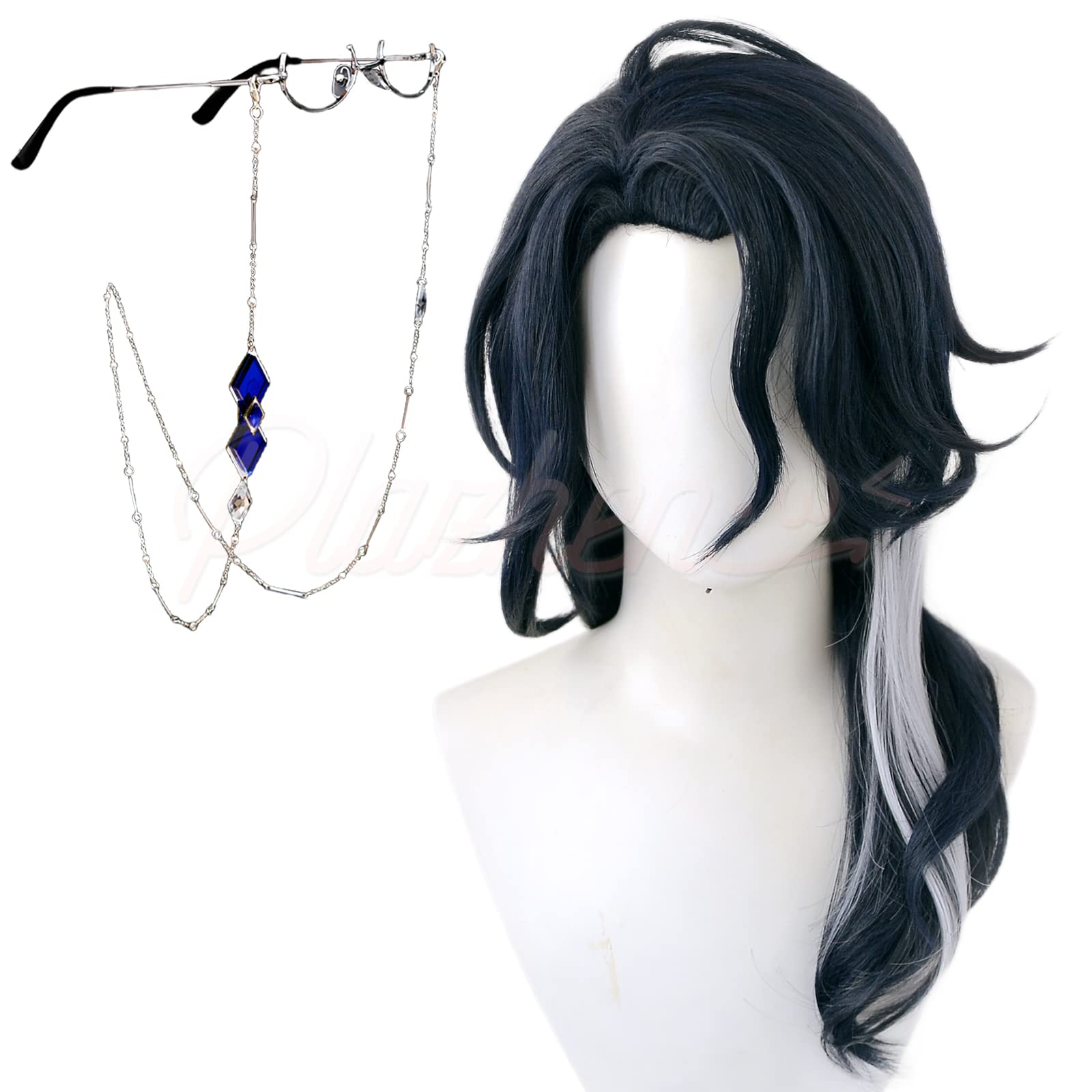 Amazon.co.jp: Plazhen 原神 (富者) パンタローネ コスプレ ウィッグ