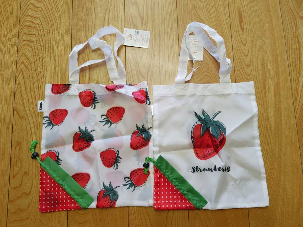 Amazon.co.jp: 午後の紅茶 いちご トートバッグ エコバッグ 全2種類