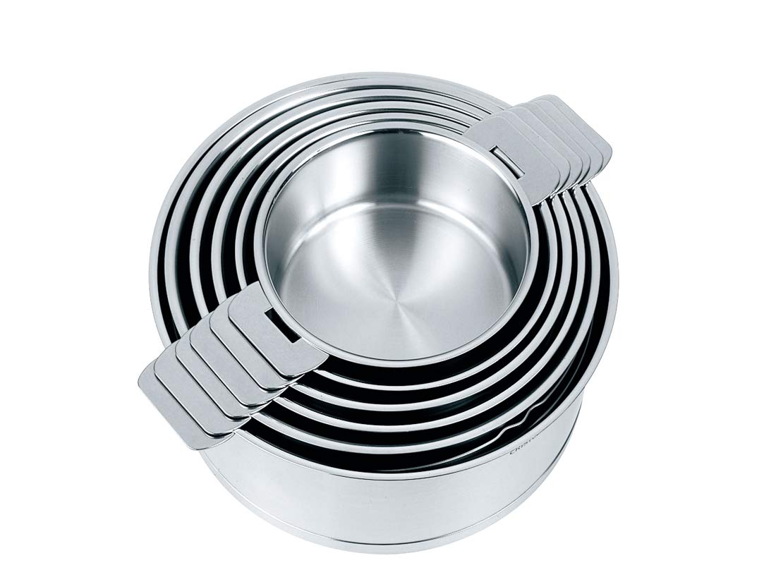 Amazon｜CRISTEL クリステル ステンレス 鍋 L深鍋 22cm ガス IH