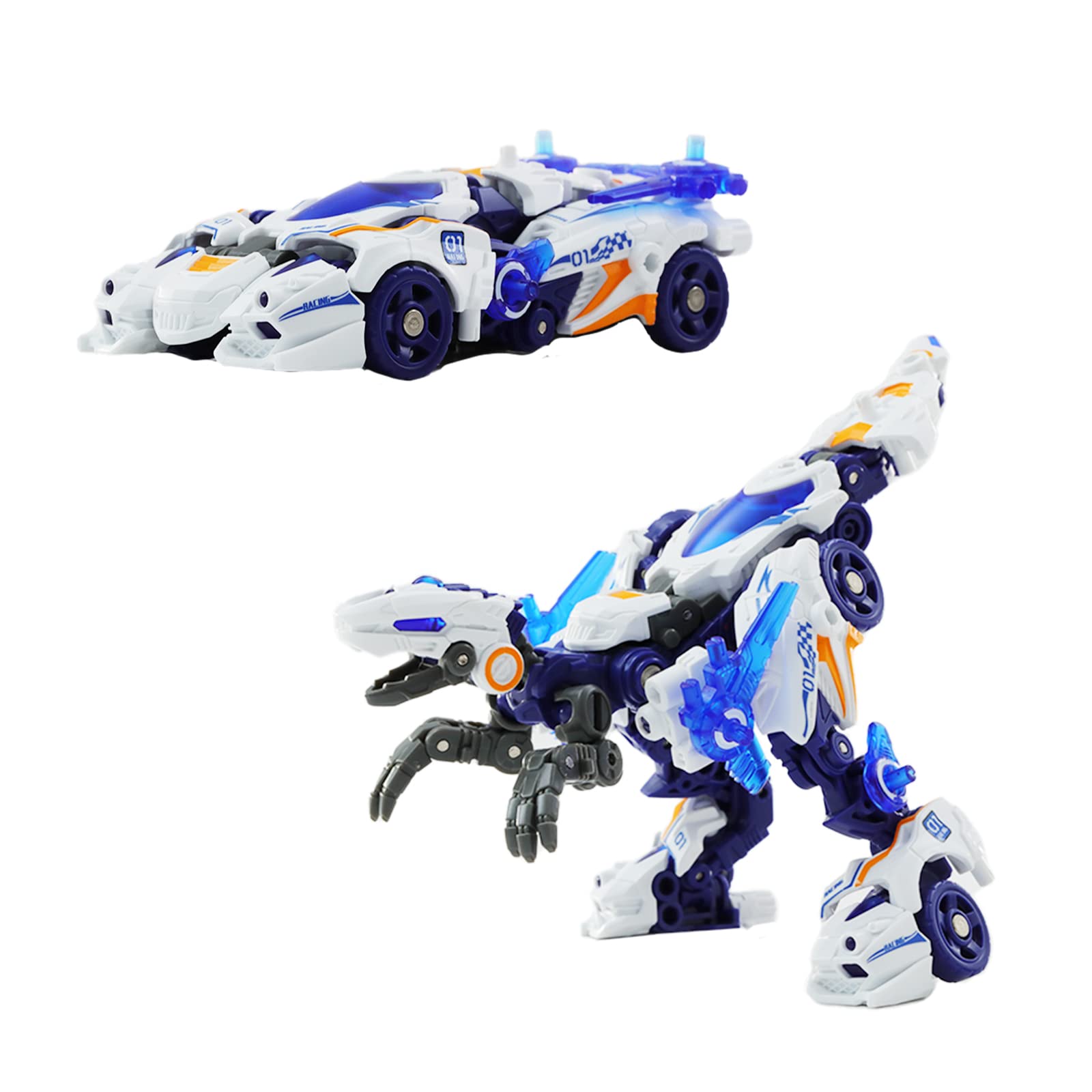 Amazon.com: 52TOYS BEASTDRIVE Wheel Raptor Deformation Toys Action