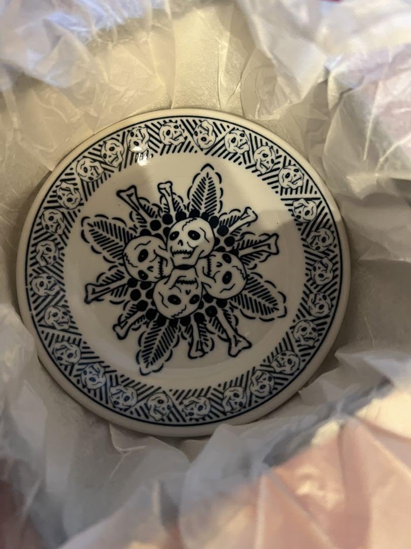 Amazon.co.jp: 横尾忠則 YOKOO髑髏絵皿セット スカル 美濃焼 サイン