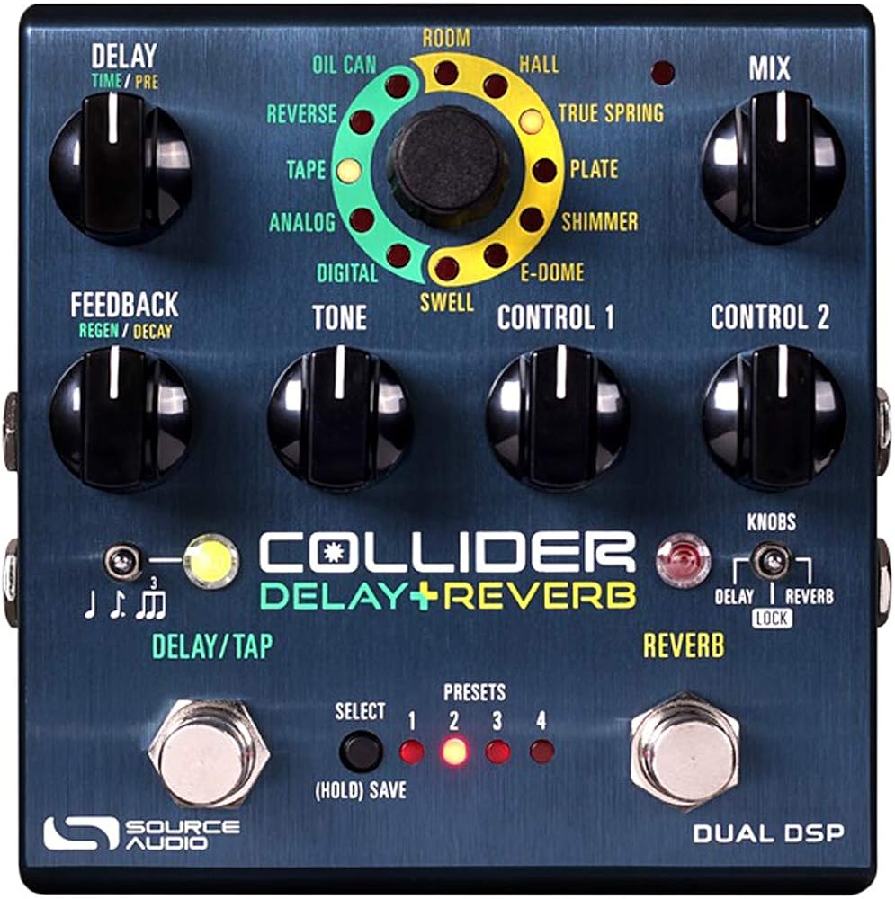 Amazon.co.jp: Source Audio SA263 COLLIDER Delay Reverb ディレイ