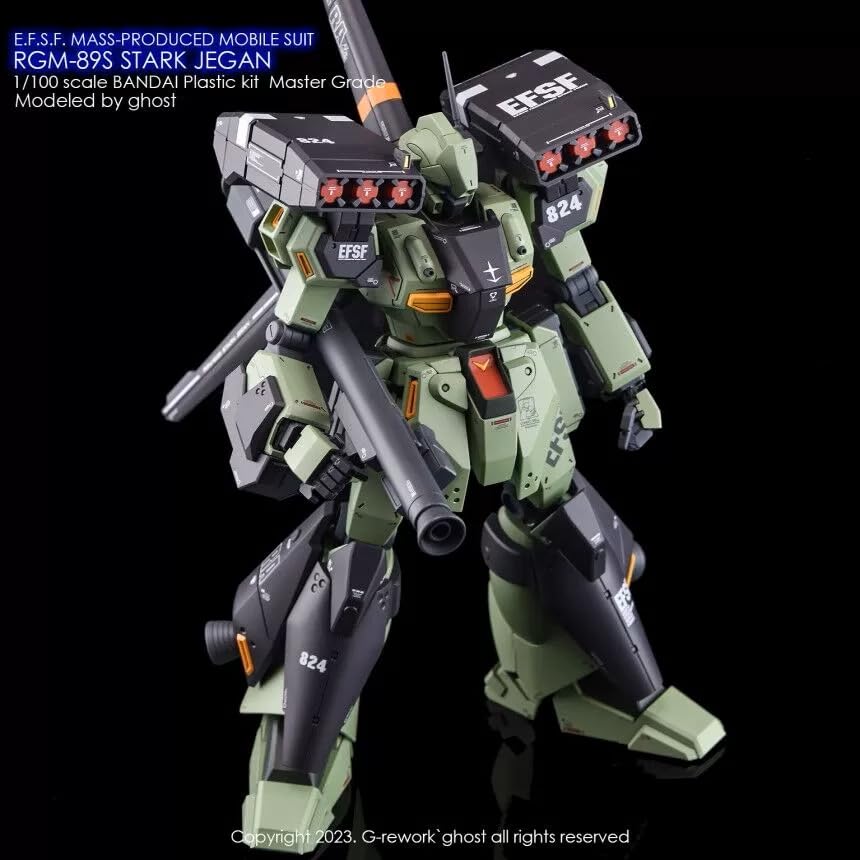 Amazon | ［MG 1：100］RGM-89S スタークジェガン用 水転写式デカール