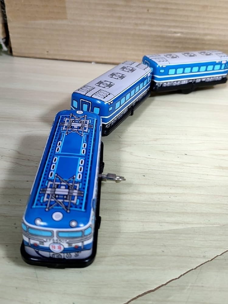 Amazon.co.jp: ブルートレイン 寝台特急 三輌連結 三幸製作所 ブリキ