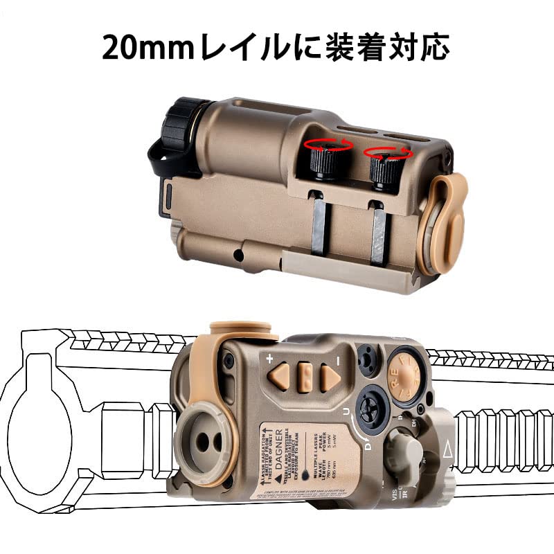 Amazon | WADSN 新規多機能光学「Raid X」/「Raid-X」システム