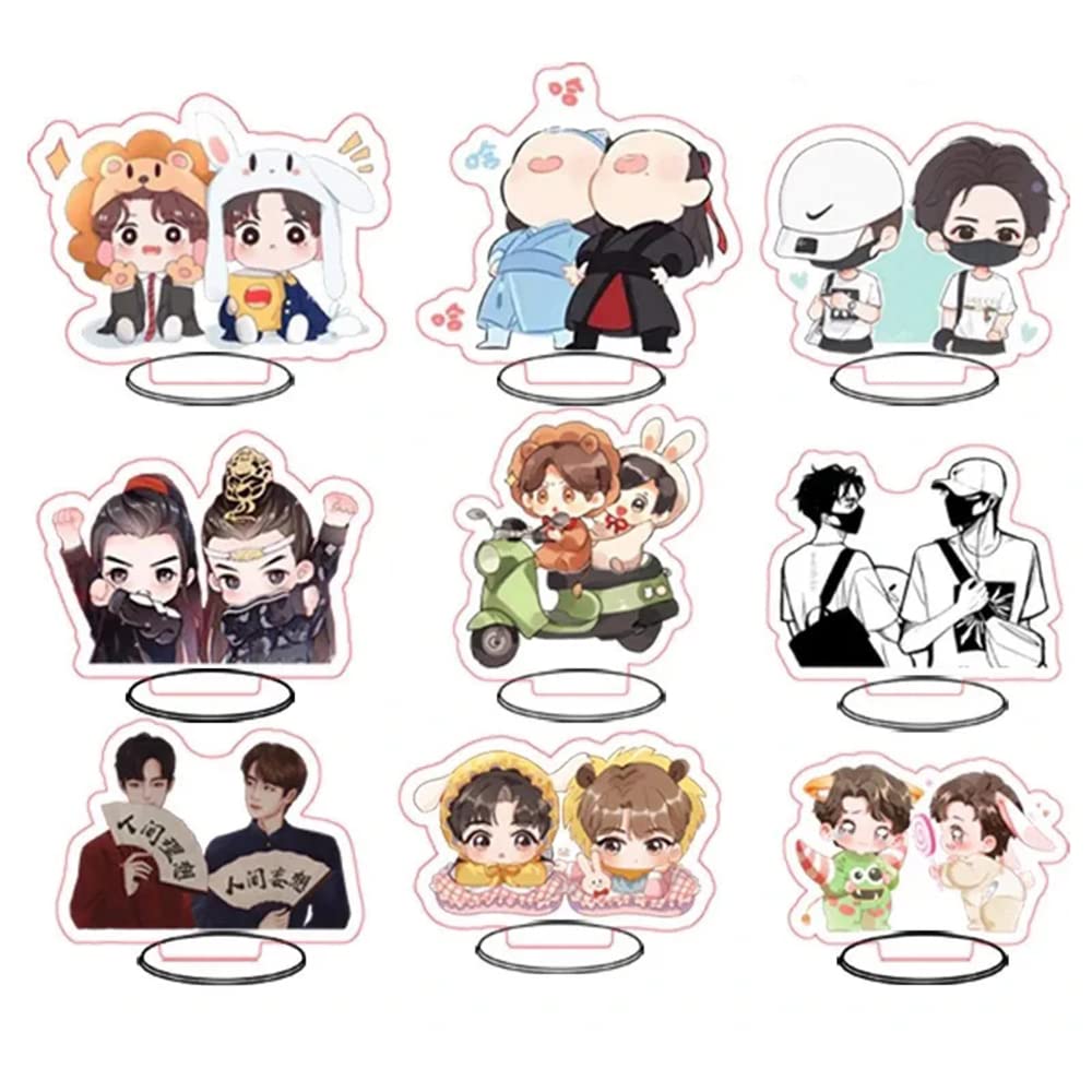 Amazon.co.jp: 魔道祖師 陳情令 博君一肖 アクリルスタンド 9セット