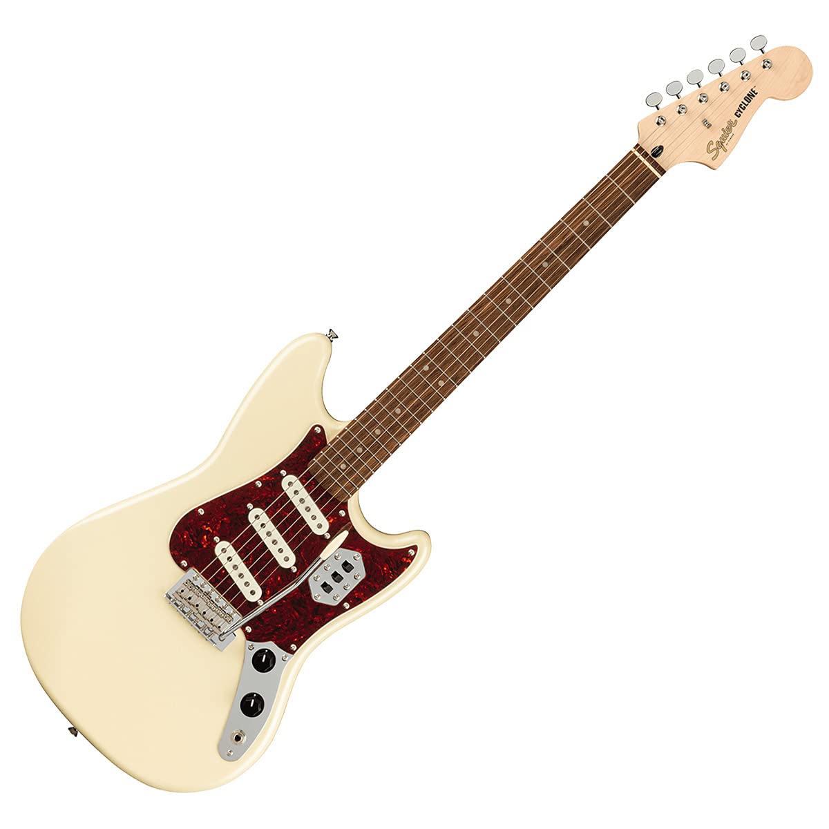 Amazon | Squier by Fender Paranormal Cyclone Pearl White エレキ
