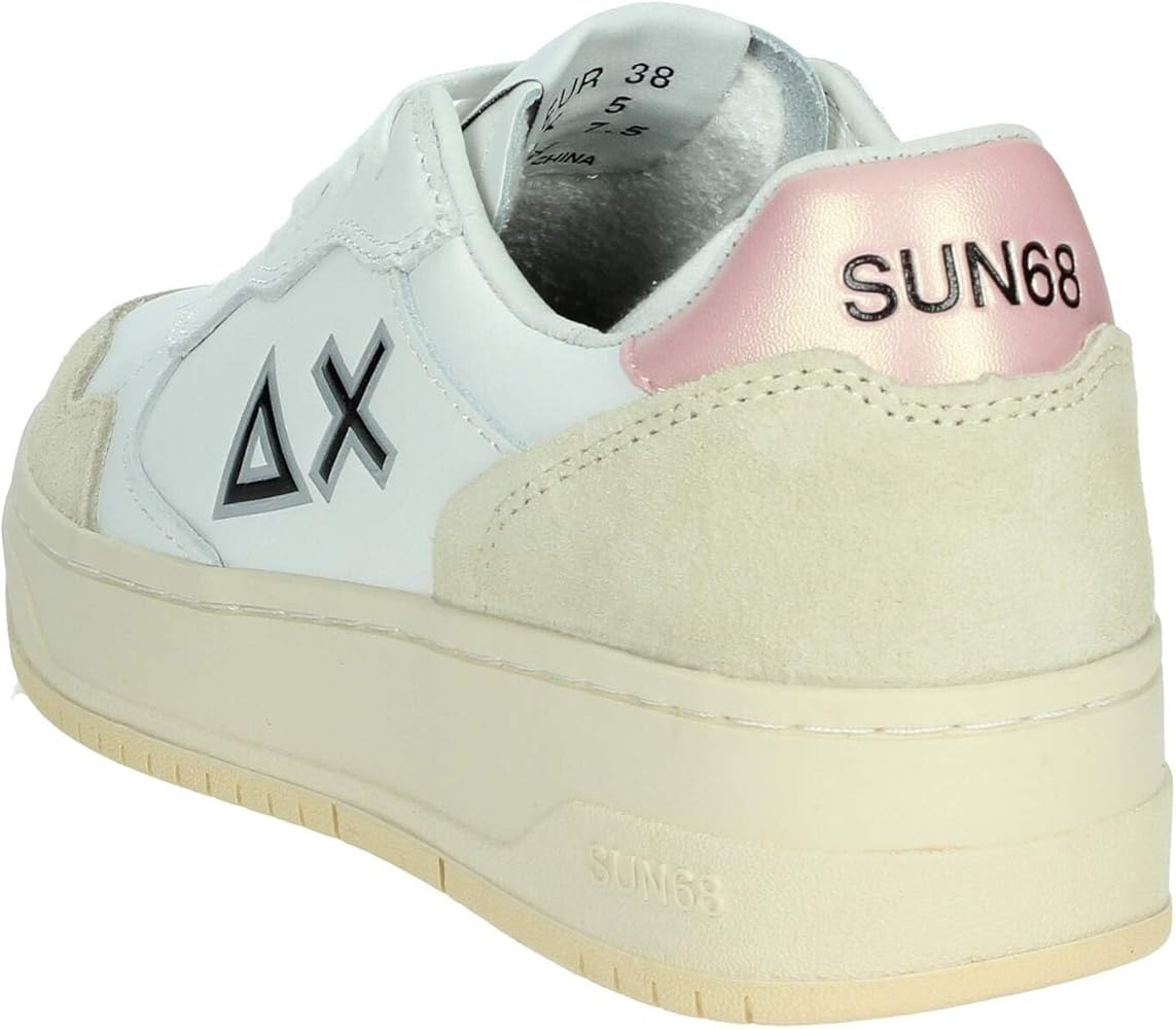 SUN68 Sneakers Donna Basse con Platform Z44234 0131 Basket Love