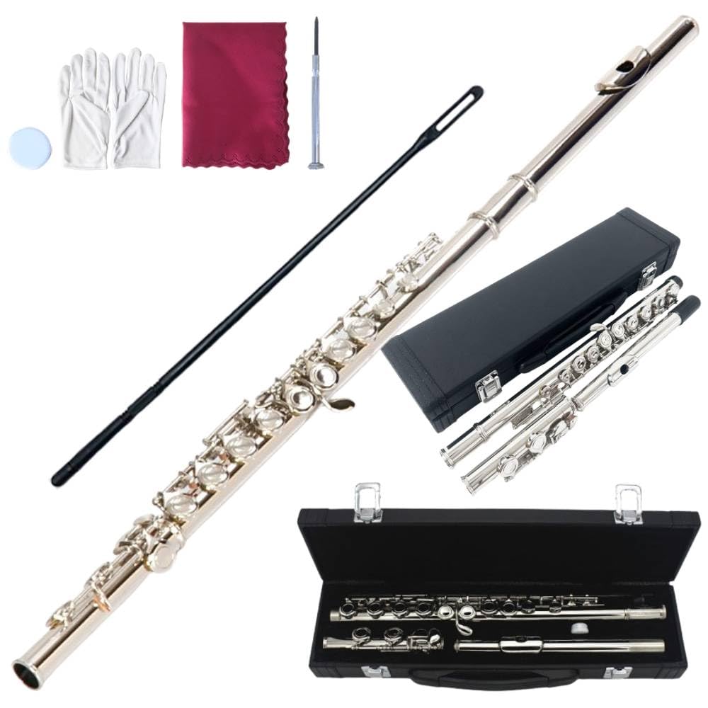 Amazon | Bonarca フルート 初心者 ケース セット 【7点セット】 楽器