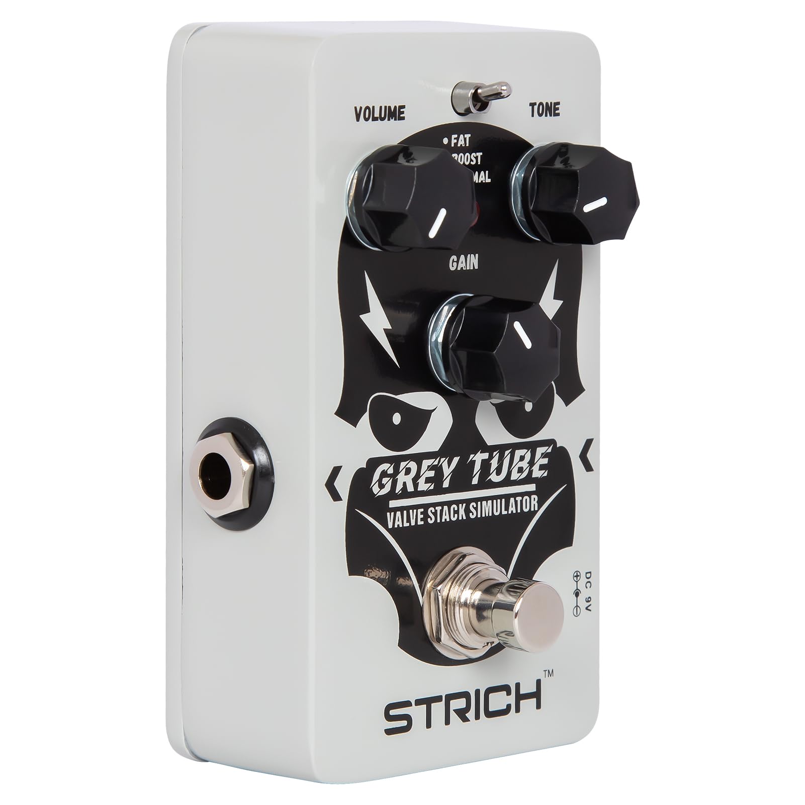 Amazon | STRICH エフェクター ディストーション GREY TUBE Distortion